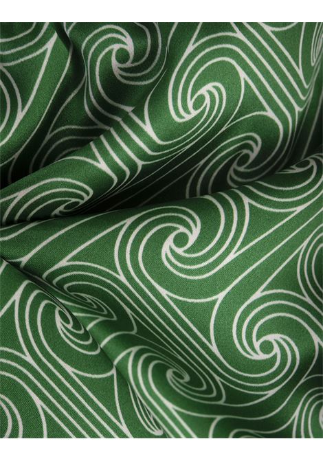 CASABLANCA Shorts In Seta Column Monogram - CASABLANCA Offerta