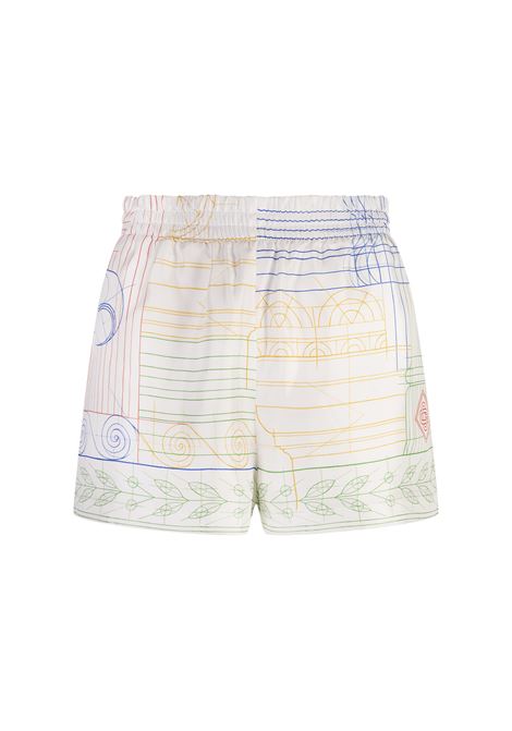 CASABLANCA Shorts In Seta Tennis Play in Progress - CASABLANCA Economico