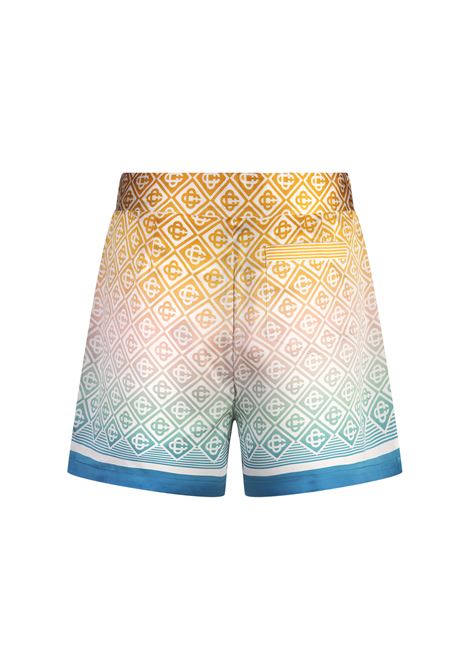 CASABLANCA Shorts In Seta Gradient Monogram - CASABLANCA Saldi