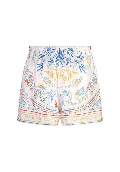 CASABLANCA Shorts In Seta Crayon Vase - CASABLANCA Vendita Calda
