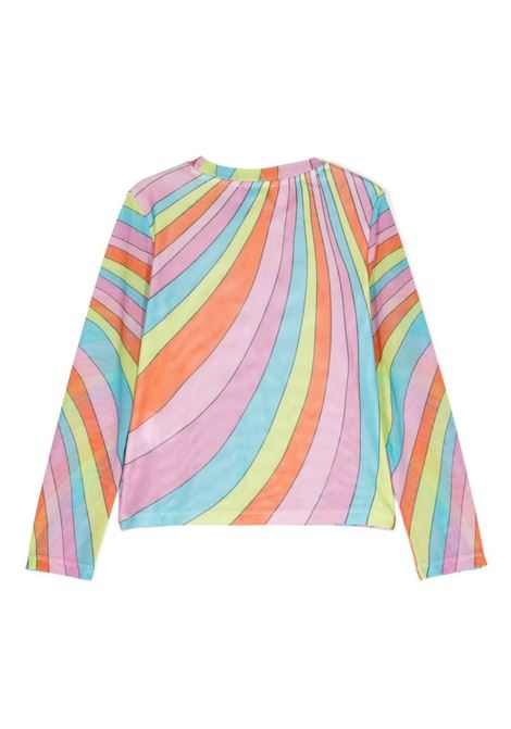 STELLA MCCARTNEY KIDS Top in Rete Multicolore con Grafica Stella - STELLA MCCARTNEY KIDS 2025