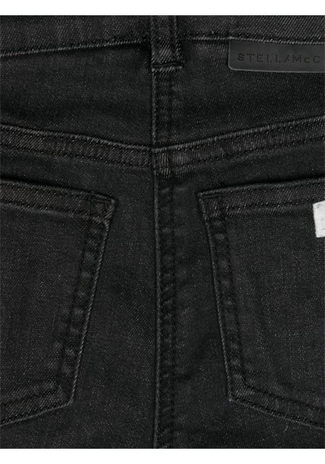 STELLA MCCARTNEY KIDS Jeans Svasati in Denim Nero - STELLA MCCARTNEY KIDS 2025