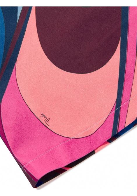 EMILIO PUCCI JUNIOR Abito a Maniche Lungo Con Stampa Onde - EMILIO PUCCI JUNIOR Spedizione Gratuita