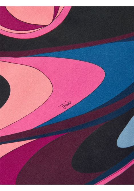 EMILIO PUCCI JUNIOR Abito a Maniche Lungo Con Stampa Onde - EMILIO PUCCI JUNIOR Spedizione Gratuita