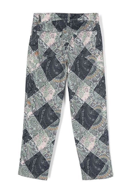 ETRO KIDS Jeans Paisley Blu Navy - ETRO KIDS Consegna Veloce
