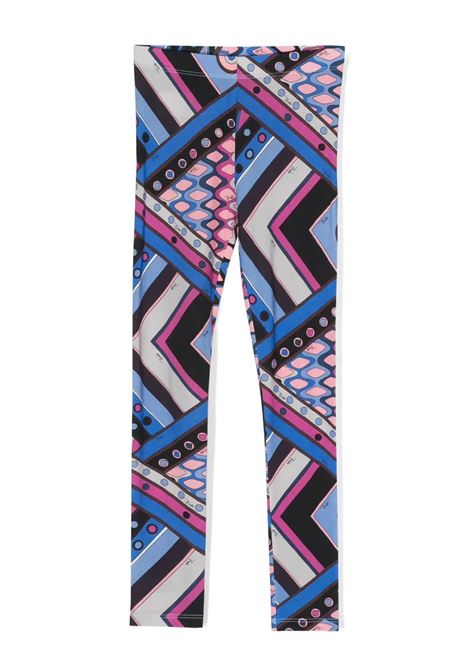 EMILIO PUCCI JUNIOR Leggings Con Stampa Vivara - EMILIO PUCCI JUNIOR Novità