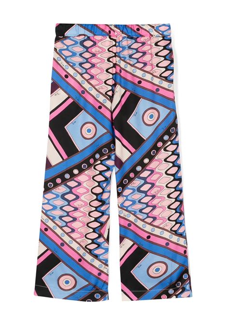 EMILIO PUCCI JUNIOR Pantaloni a Gamba Dritta Con Stampa Vivara - EMILIO PUCCI JUNIOR Presa