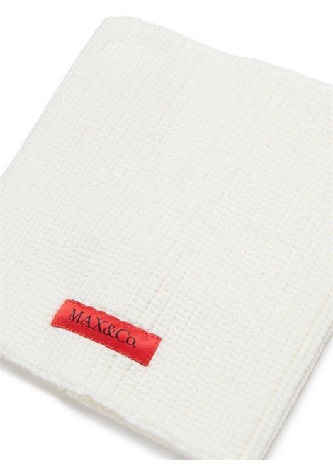 MAX&CO. KIDS Scaldacollo Bianco Con Etichetta Logo - MAX&CO. KIDS Outlet