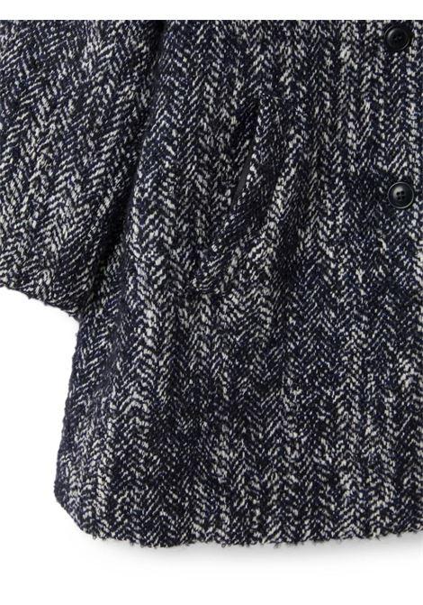 IL GUFO Cappotto In Tweed Blu - IL GUFO Negozi Online