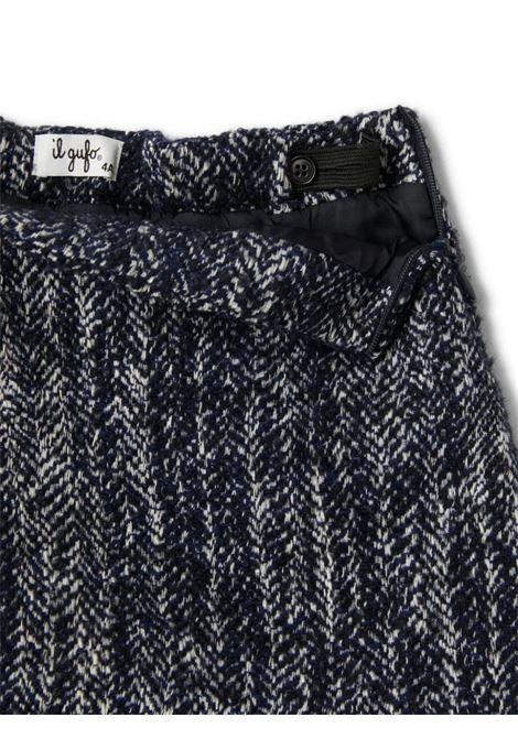 IL GUFO Gonna In Tweed Blu - IL GUFO Acquista Ora