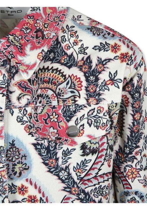 ETRO KIDS Giubbotto Outerwear Bianco Con Motivi Paisley - ETRO KIDS Fino Al -60%