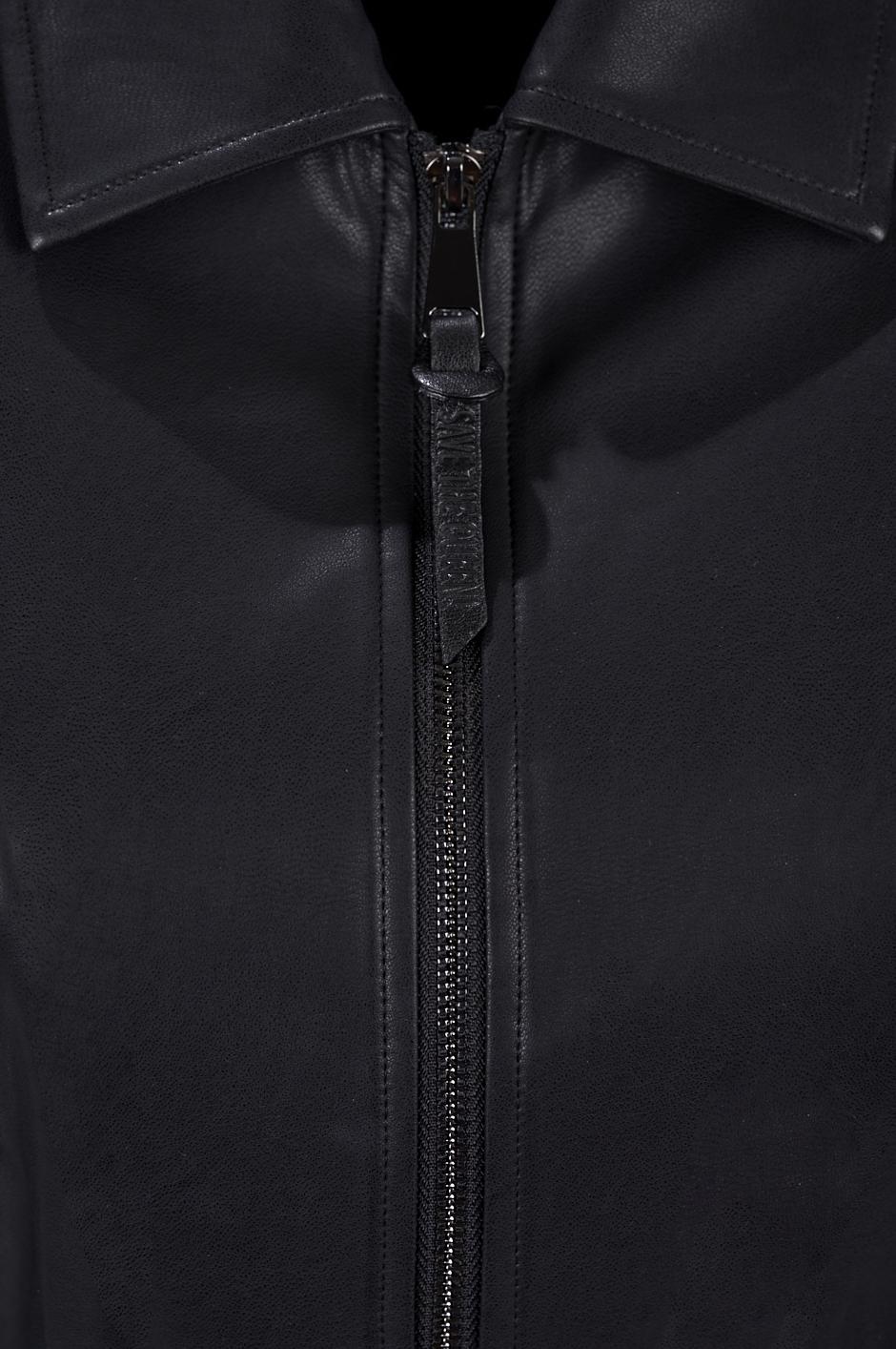 Save The Queen Bomber in ecopelle nera Fino Al -60%