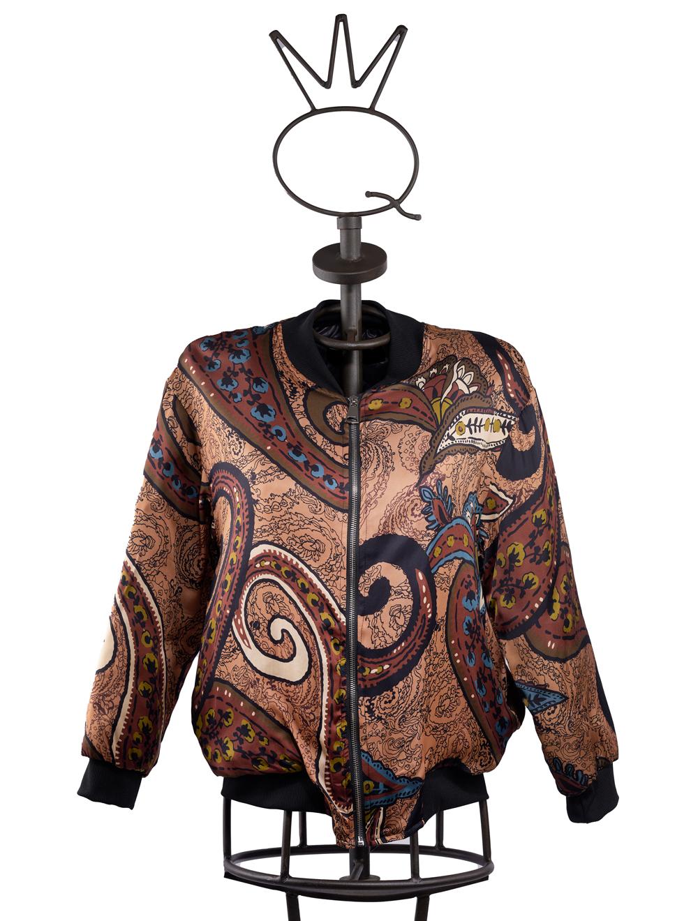 Save The Queen Bomber in tessuto stampato Shopping Online