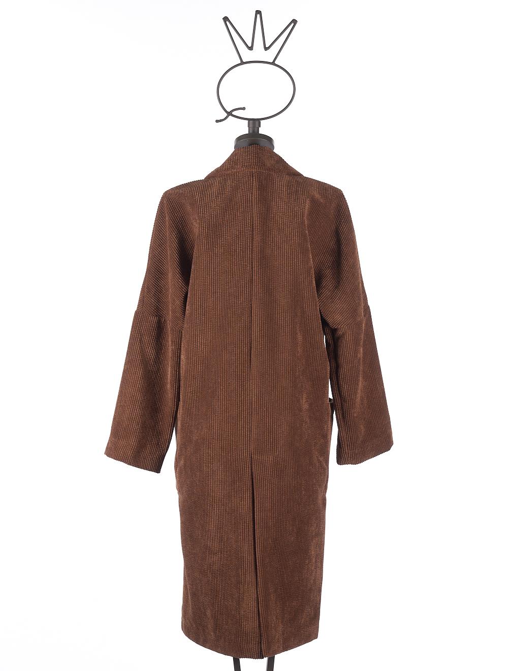 Save The Queen Cappotto marrone di velluto a coste Economico