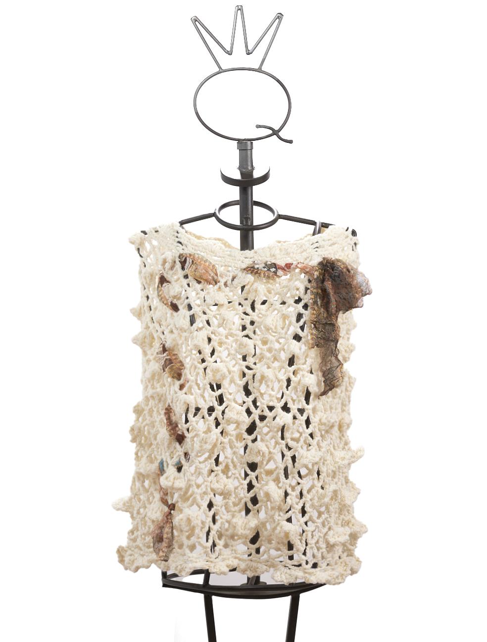 Save The Queen Poncho color panna Vendita Economica