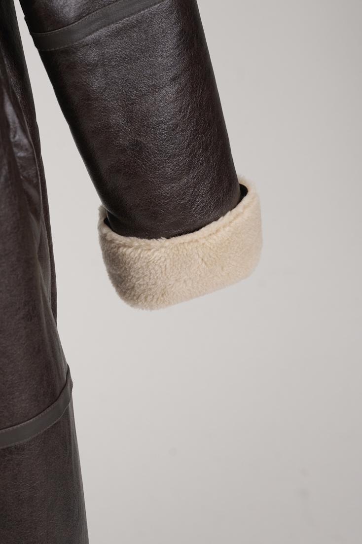 Save The Queen Eco-Shearling lungo Italy