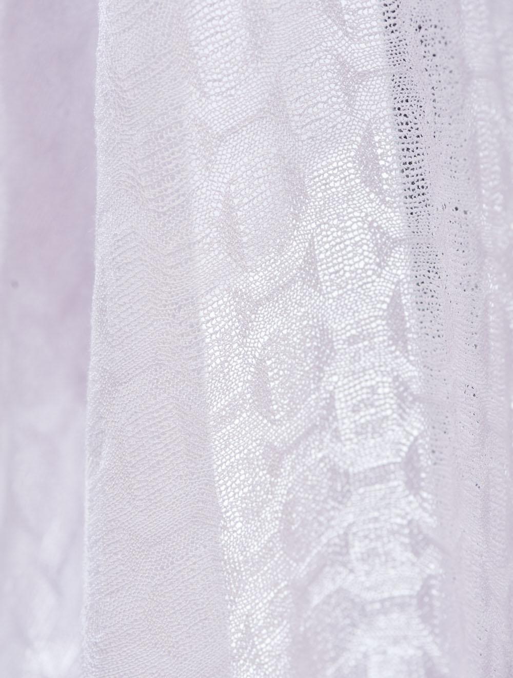 Save The Queen Gilet lungo asimmetrico rosa cipria Vendita