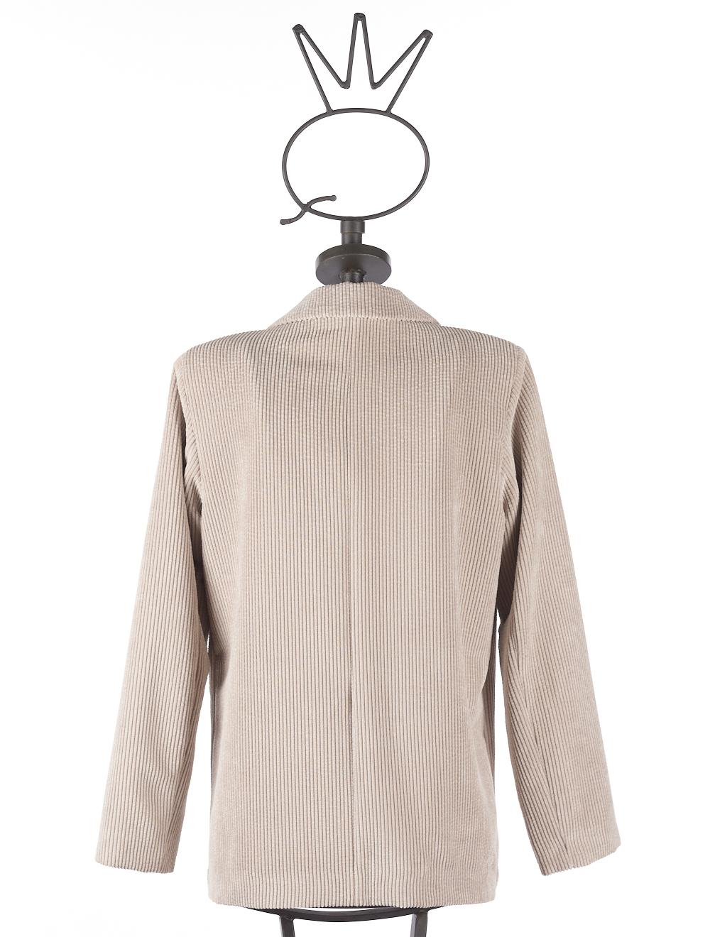 Save The Queen Giacca beige di velluto a coste Soddisfazione Garantita