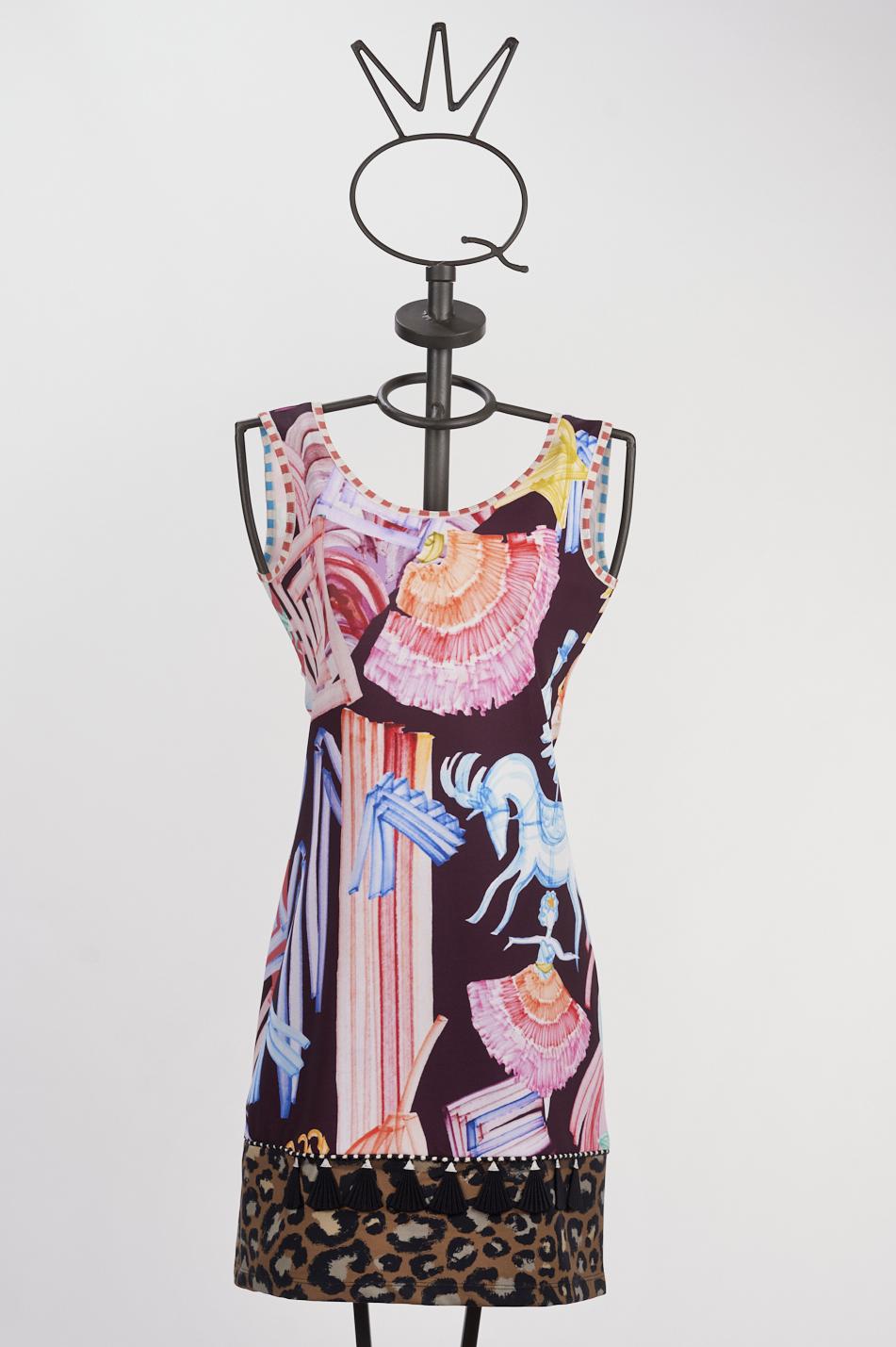 Save The Queen Vestito corto stampato Offerta