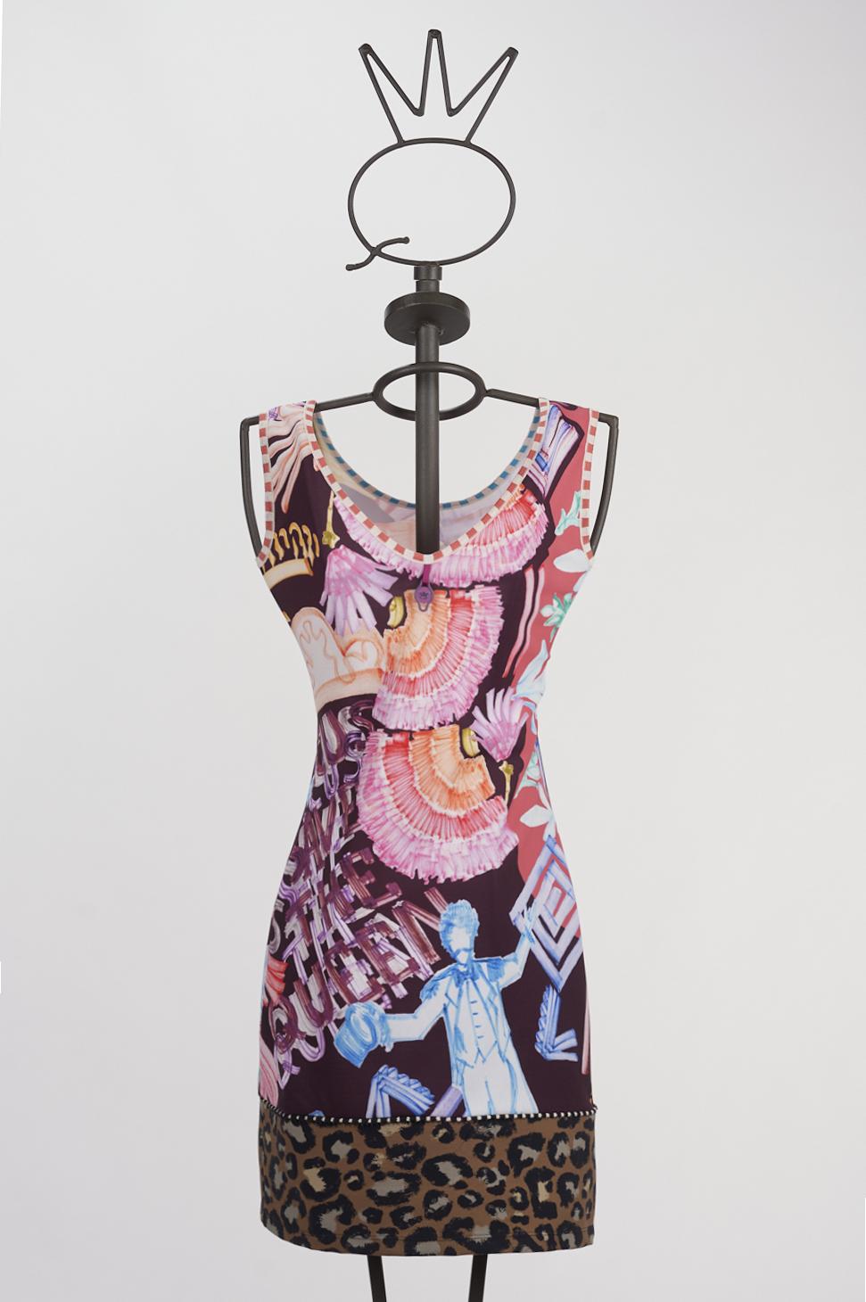 Save The Queen Vestito corto stampato Offerta