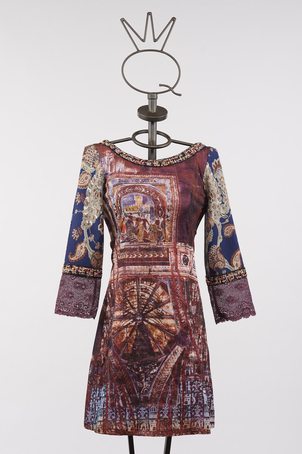 Save The Queen Vestito corto stampato Saldi