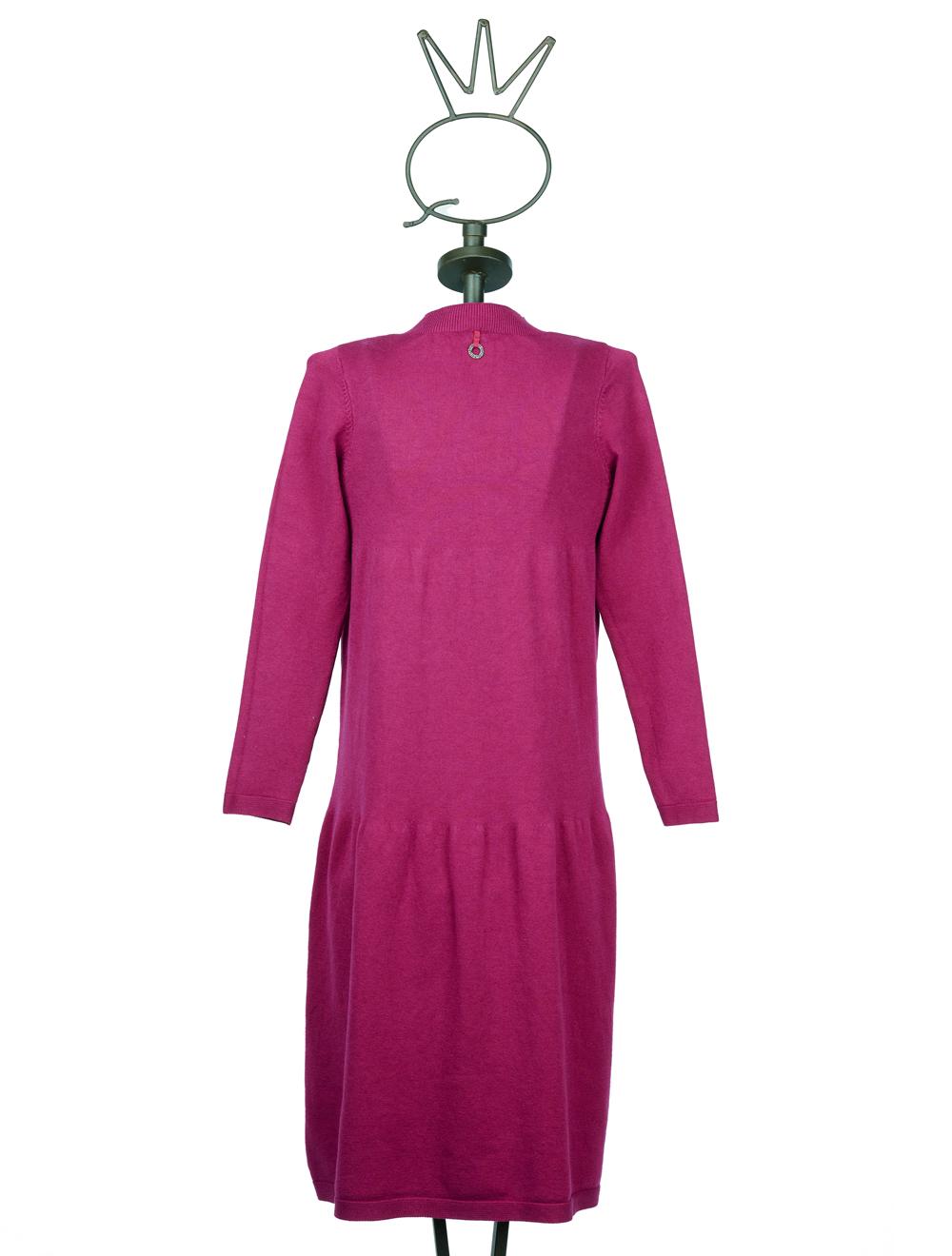 Save The Queen Abito longuette in tricot fuxia 2025