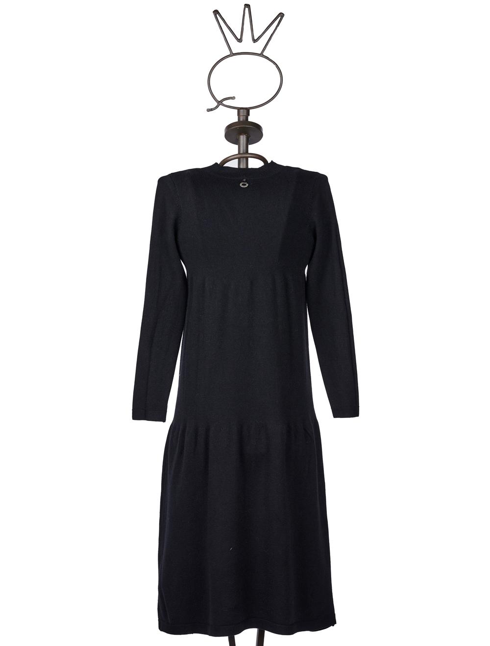 Save The Queen Abito in tricot nero Pezzi Unici