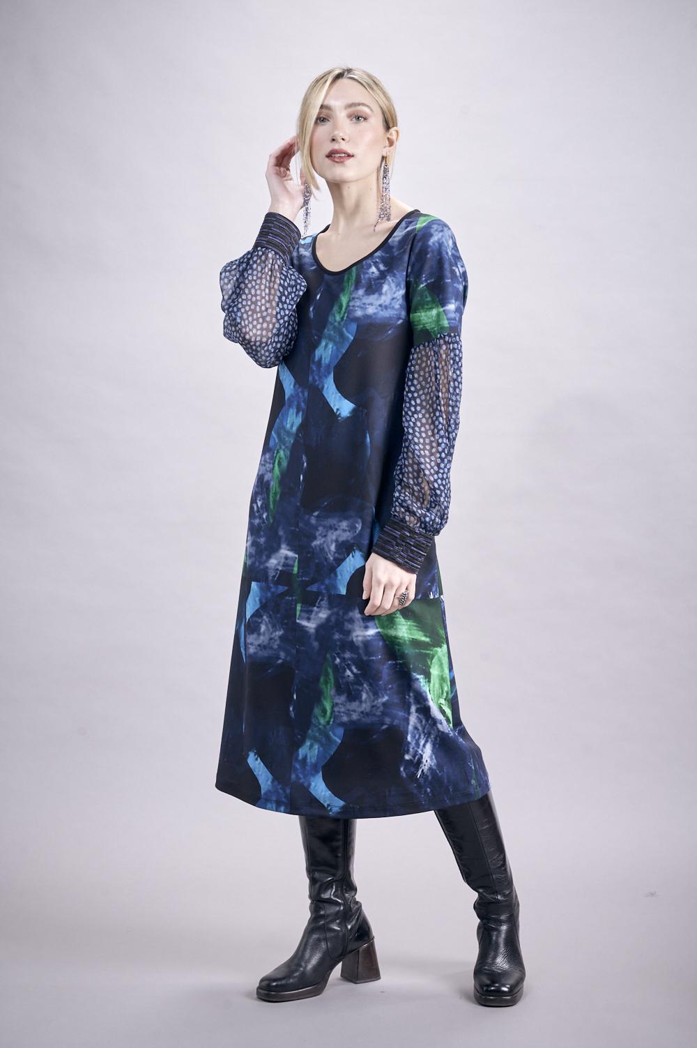 Save The Queen Vestito longuette con stampa “astrale” Soddisfazione Garantita