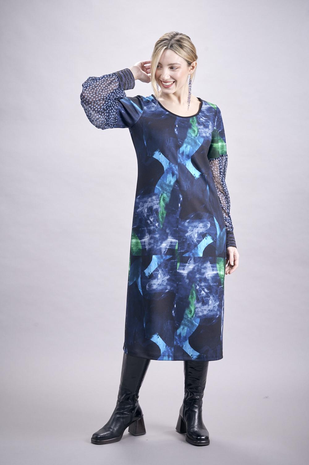 Save The Queen Vestito longuette con stampa “astrale” Soddisfazione Garantita
