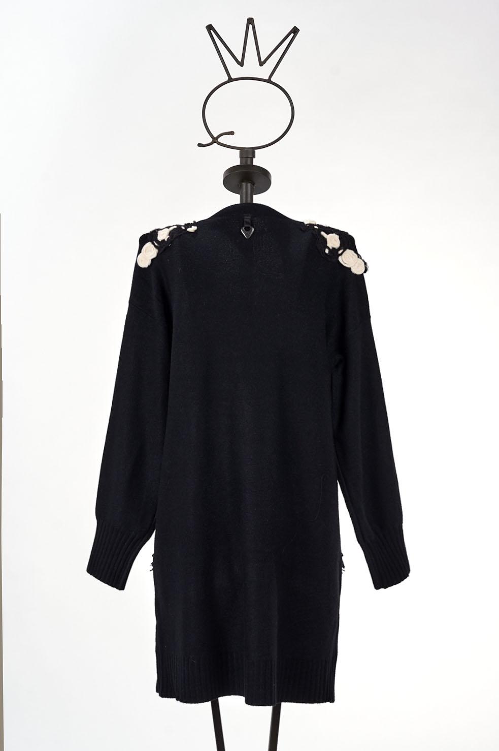 Save The Queen Cardigan lungo nero Promozione Limitata