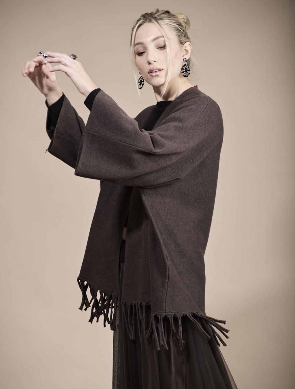 Save The Queen Cardigan tricot marrone Fino Al -60%