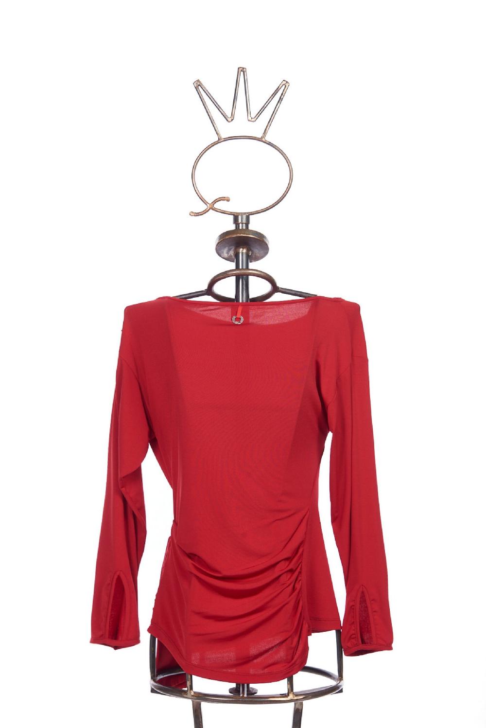 Save The Queen t-shirt in jersey rosso cardinale In Saldo