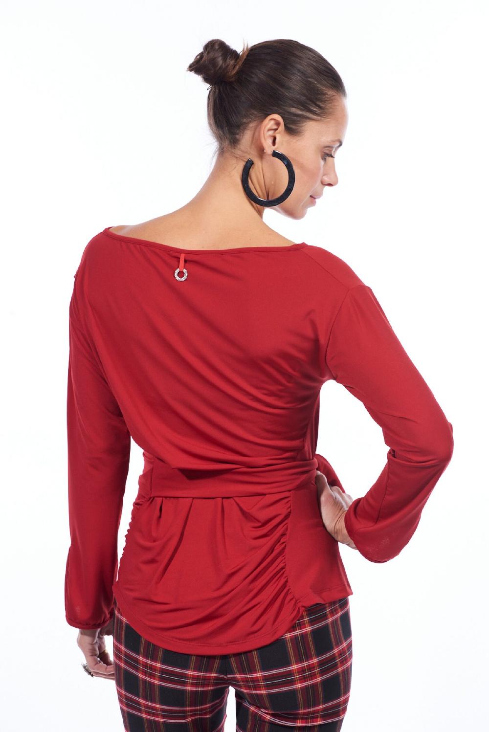 Save The Queen t-shirt in jersey rosso cardinale In Saldo