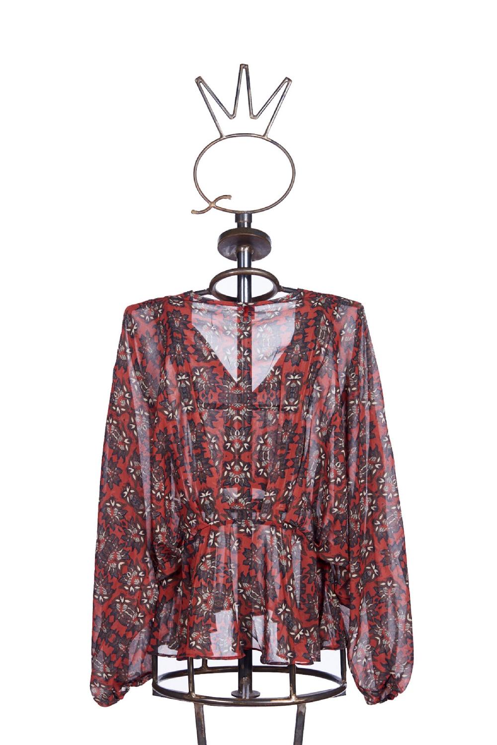 Save The Queen blusa con stampa floreale 2025