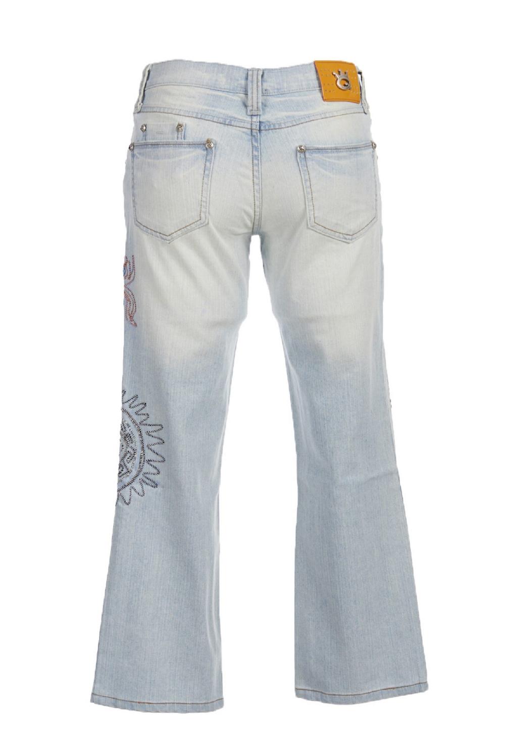Save The Queen jeans ricamati 2025