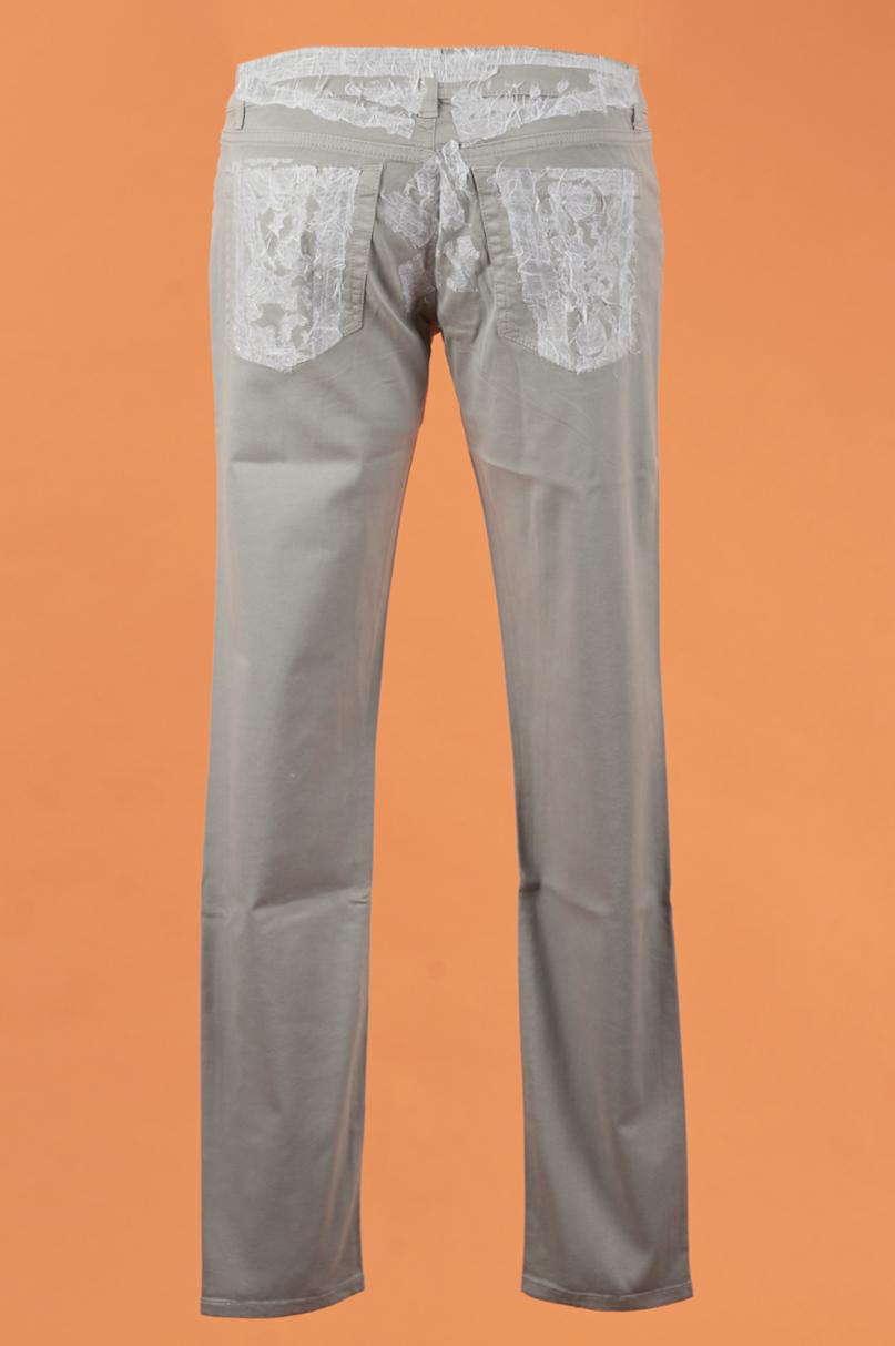 Save The Queen Jeans in cotone ricamato 2025