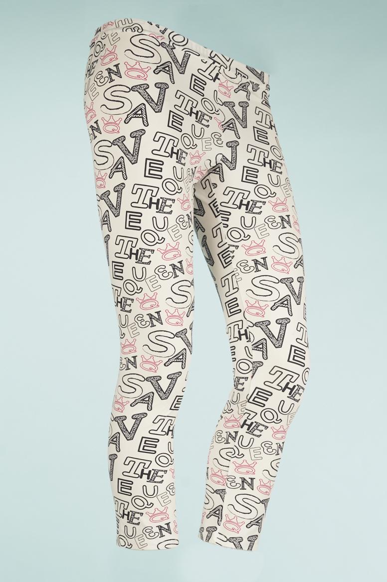 Save The Queen Leggings stampato