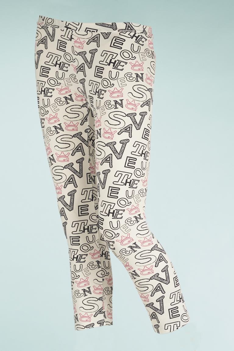 Save The Queen Leggings stampato Soddisfazione Garantita
