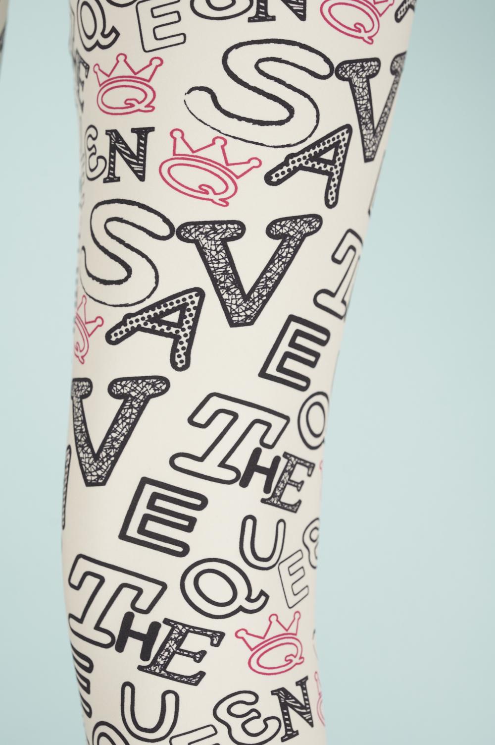 Save The Queen Leggings stampato Soddisfazione Garantita