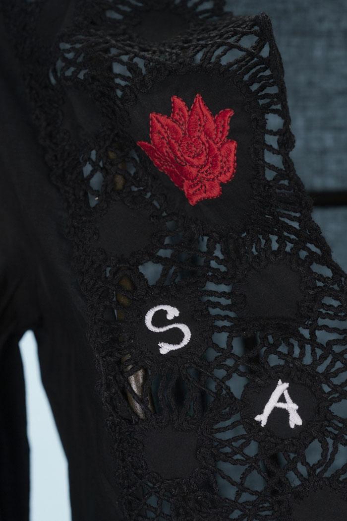 Save The Queen Camicia lunga in cotone Outlet