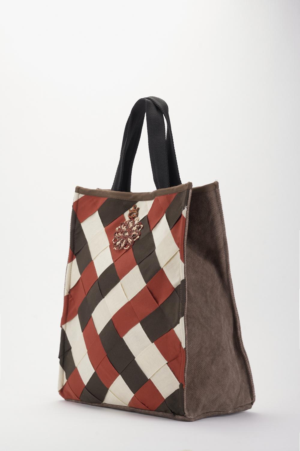 Save The Queen Borsa in canvas di cotone Vendite Flash