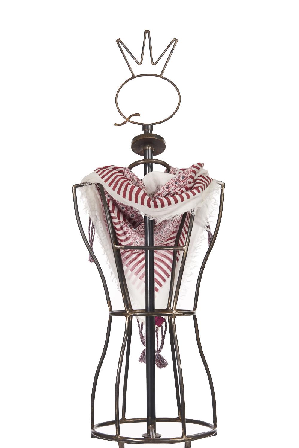 Save The Queen Sciarpa stampata in cotone 2025