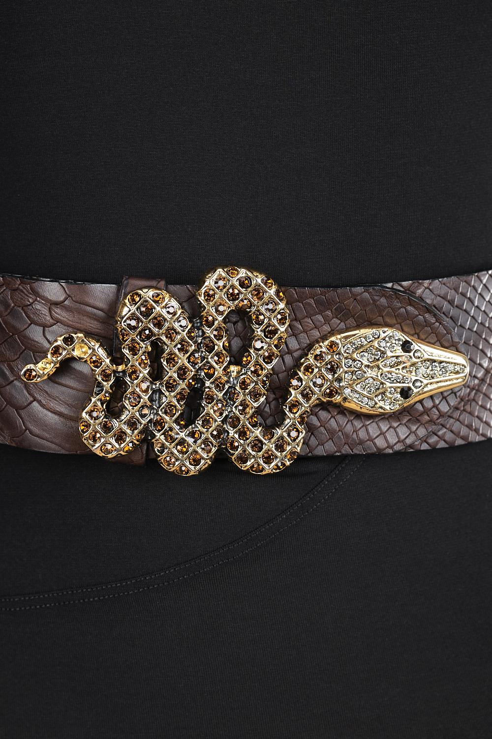 Save The Queen Cintura in pelle con fibbia in metallo Affare Del Giorno