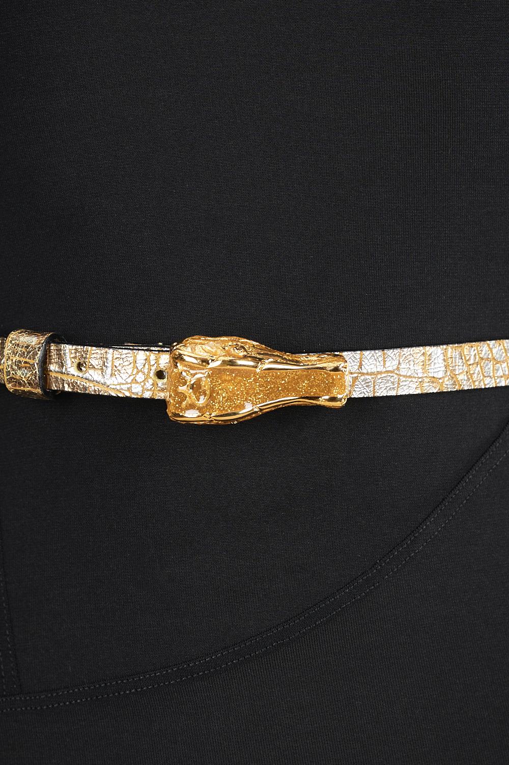 Save The Queen Cintura in pelle con fibbia in metallo Prezzo Ridotto