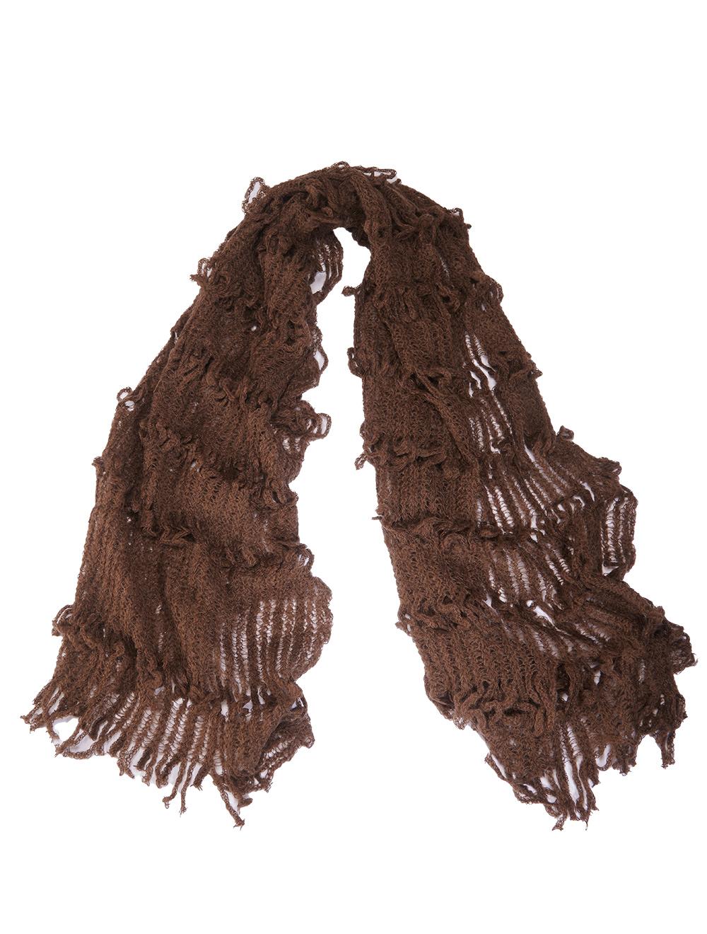 Save The Queen Sciarpa marrone in Mohair Online