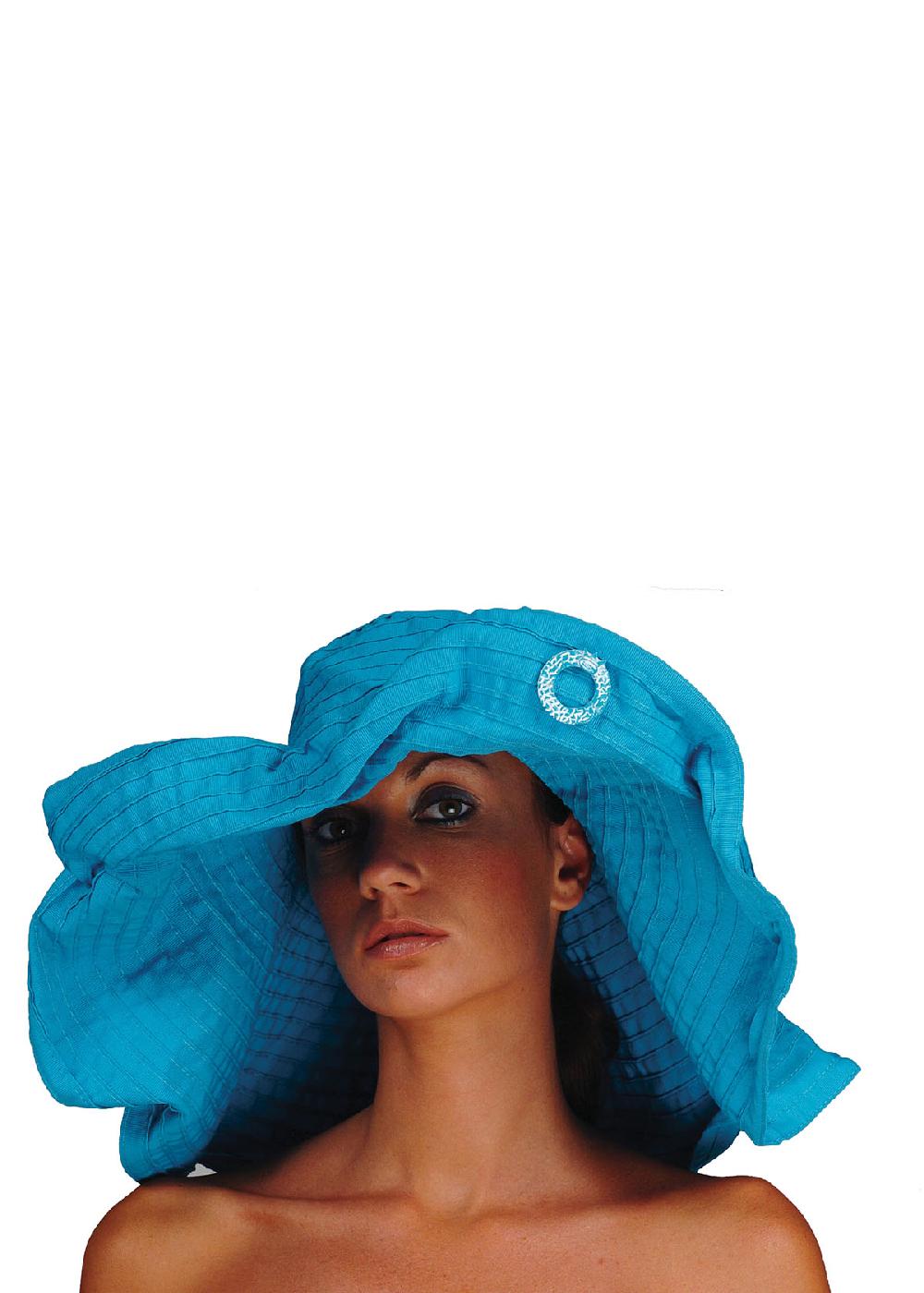 Save The Queen Cappello modellabile in tessuto turchese Qualità
