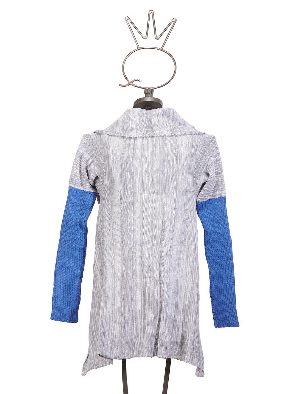 Save The Queen Camicia da notte bluette corta con ricamo con cardigan Consegna Veloce