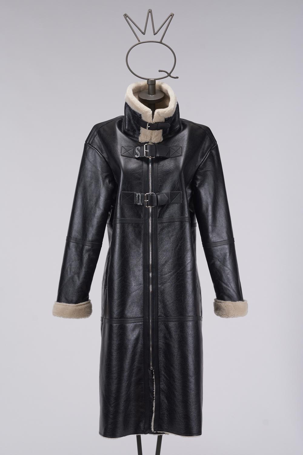 Save The Queen Eco-Shearling lungo Sottocosto