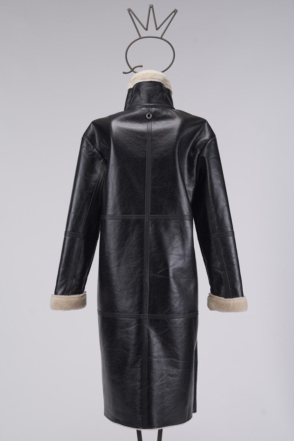Save The Queen Eco-Shearling lungo Sottocosto