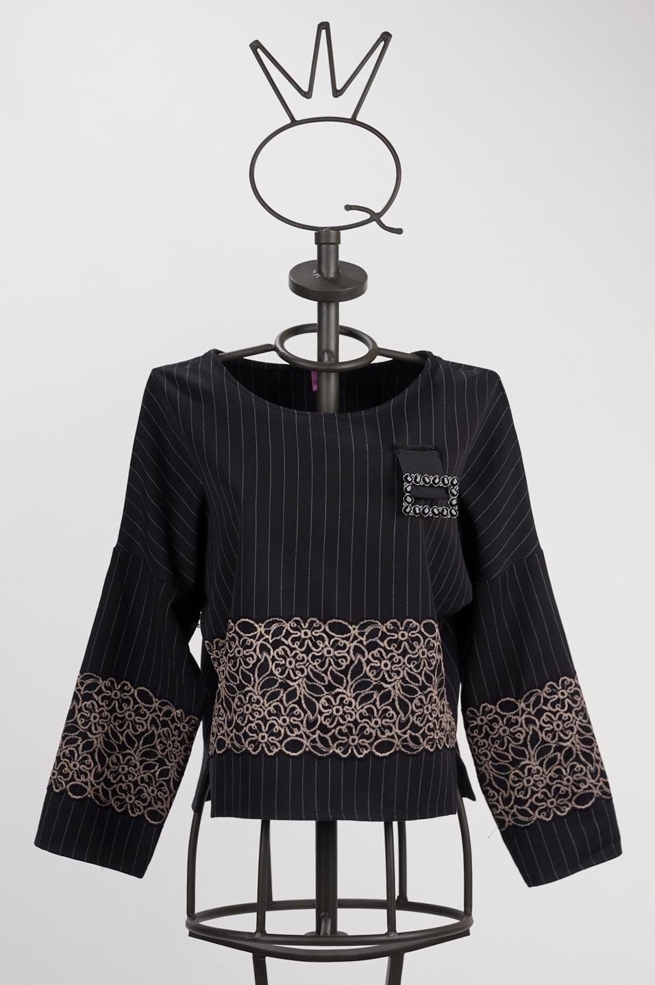 Save The Queen Blusa corta gessata Negozi Online